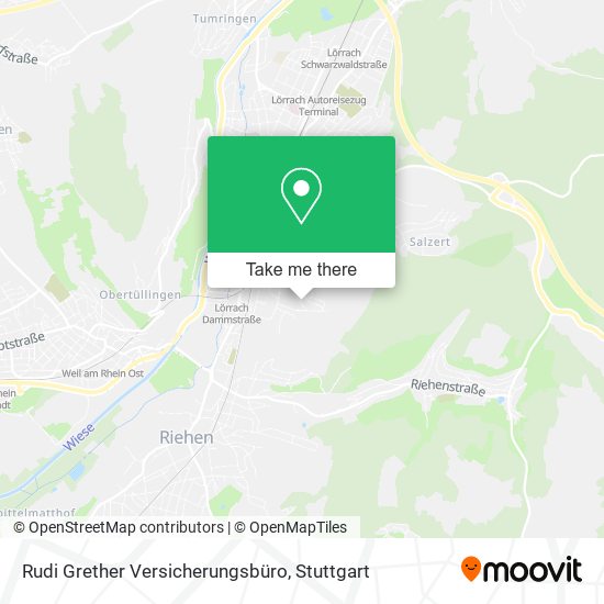 Rudi Grether Versicherungsbüro map