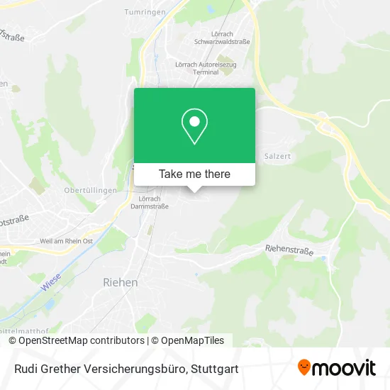Карта Rudi Grether Versicherungsbüro