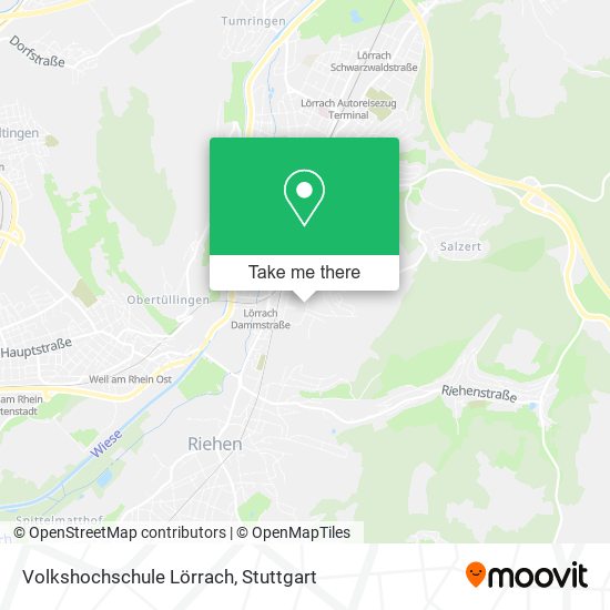 Volkshochschule Lörrach map