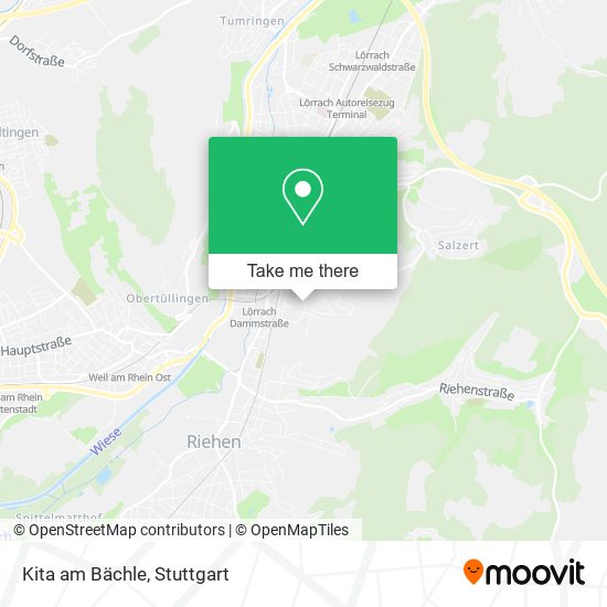 Kita am Bächle map