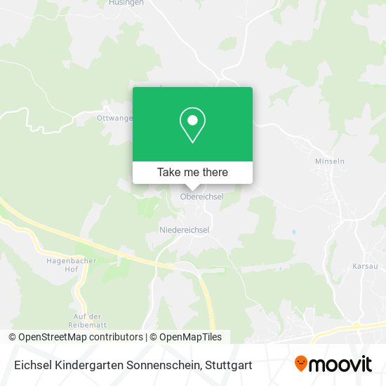 Eichsel Kindergarten Sonnenschein map