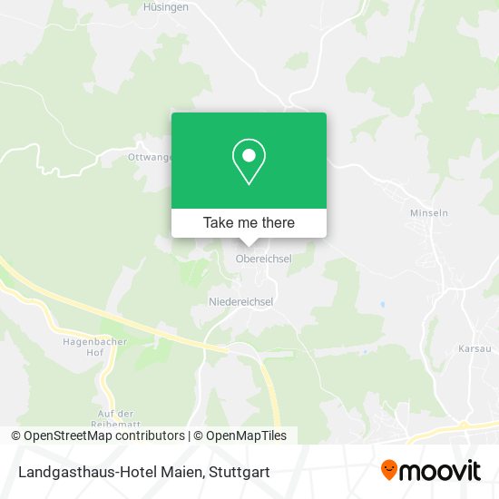 Landgasthaus-Hotel Maien map