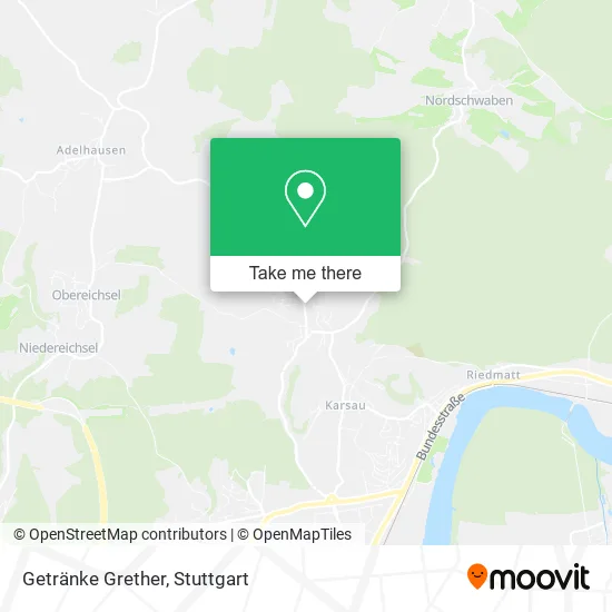 Карта Getränke Grether