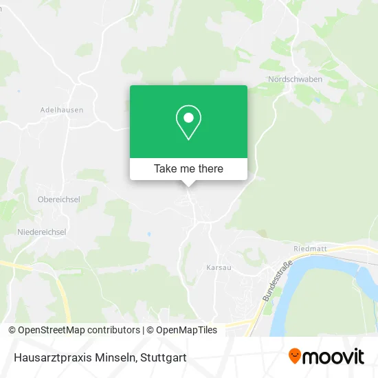 Карта Hausarztpraxis Minseln