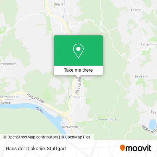 Карта Haus der Diakonie