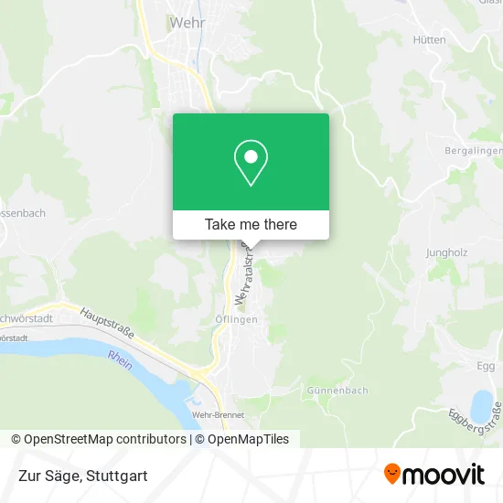 Карта Zur Säge