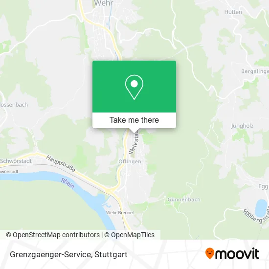 Карта Grenzgaenger-Service