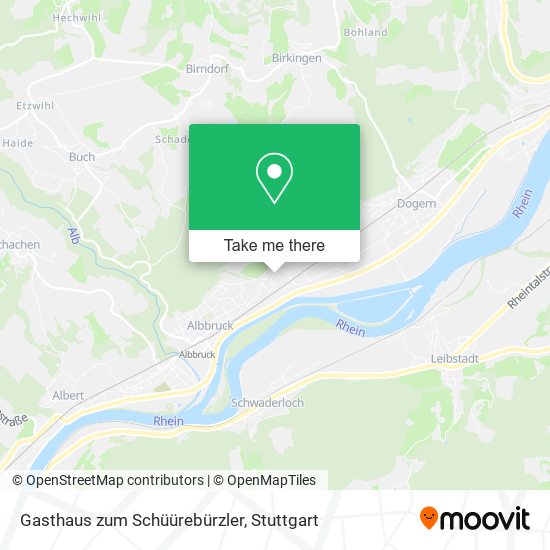 Gasthaus zum Schüürebürzler map