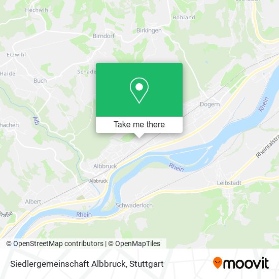 Siedlergemeinschaft Albbruck map