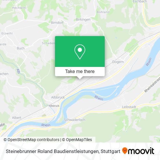 Steinebrunner Roland Baudienstleistungen map