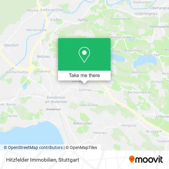 Карта Hitzfelder Immobilien