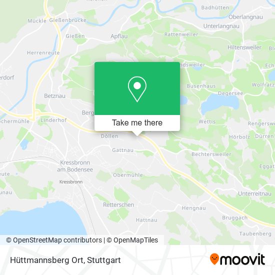Hüttmannsberg Ort map