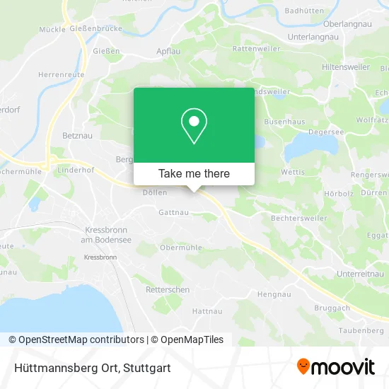 Карта Hüttmannsberg Ort