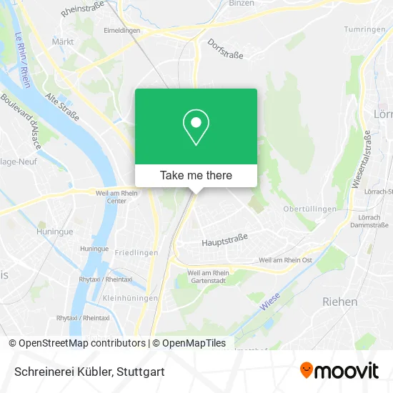 Карта Schreinerei Kübler