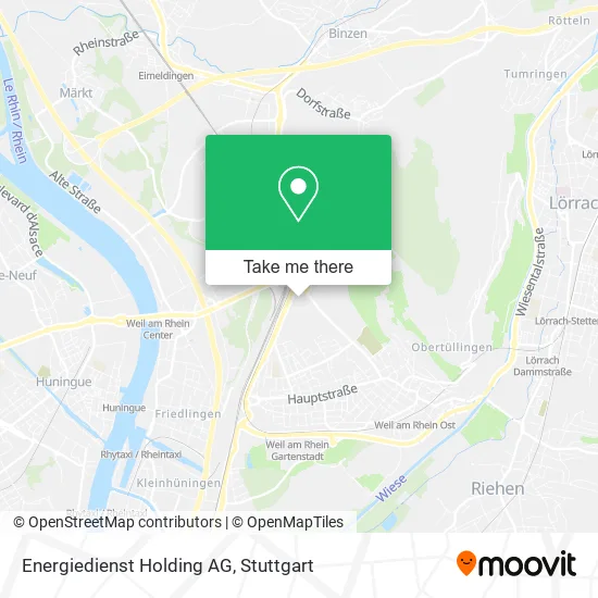 Карта Energiedienst Holding AG