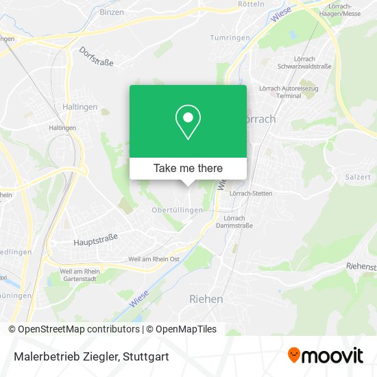 Malerbetrieb Ziegler map