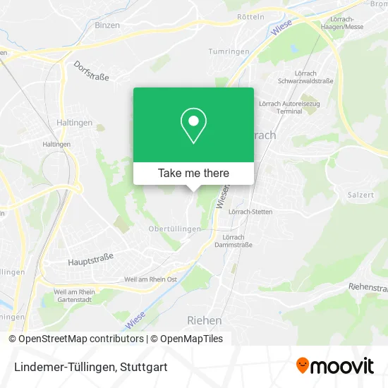 Карта Lindemer-Tüllingen