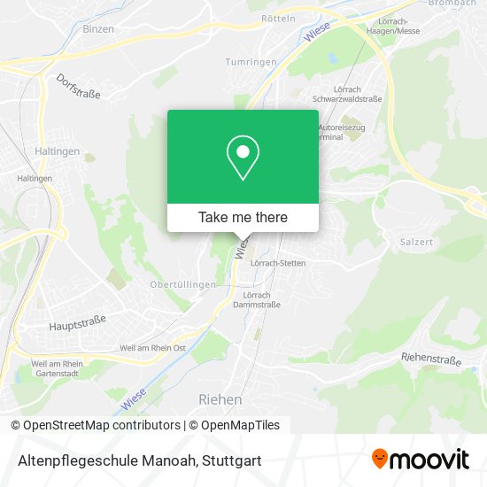 Altenpflegeschule Manoah map