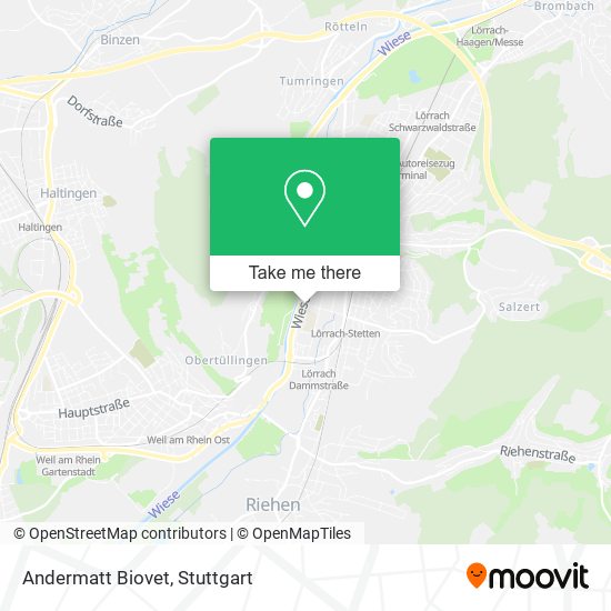 Andermatt Biovet map