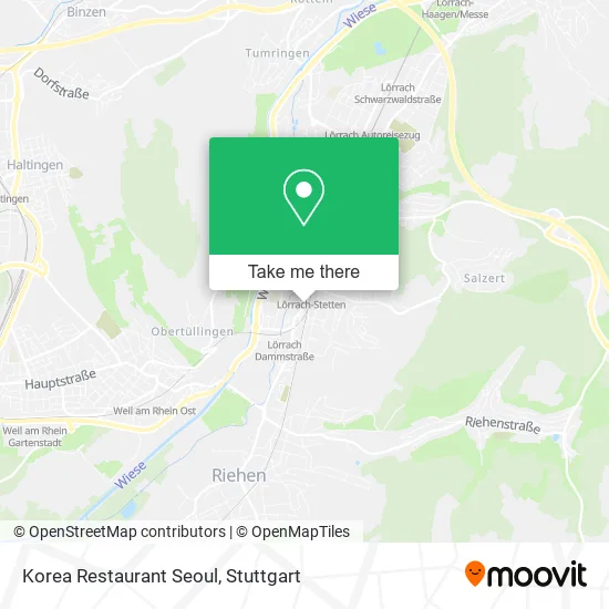 Карта Korea Restaurant Seoul