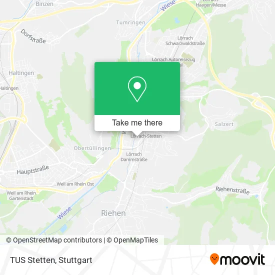 Карта TUS Stetten