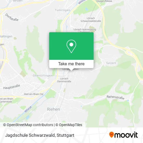 Карта Jagdschule Schwarzwald