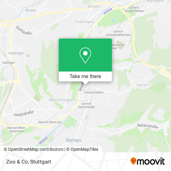Карта Zoo & Co