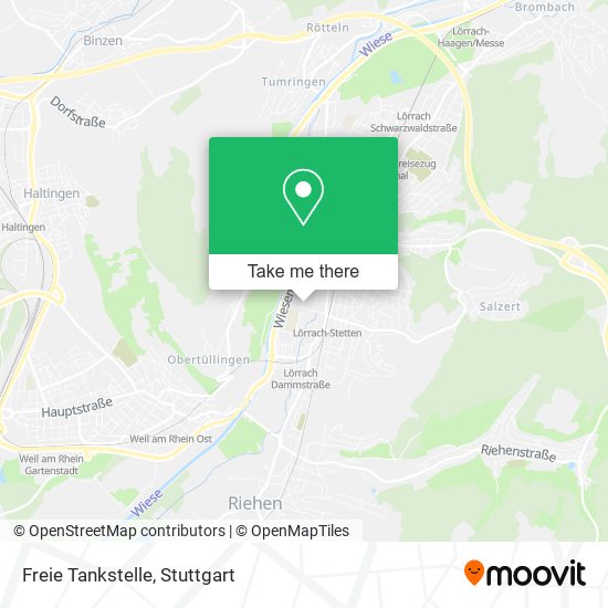 Карта Freie Tankstelle