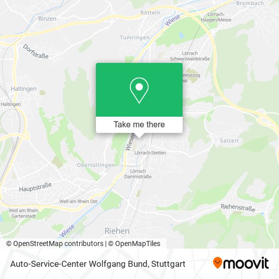 Auto-Service-Center Wolfgang Bund map