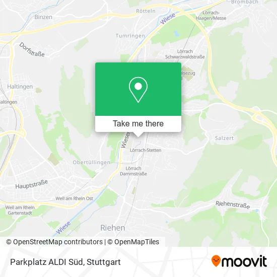 Карта Parkplatz ALDI Süd