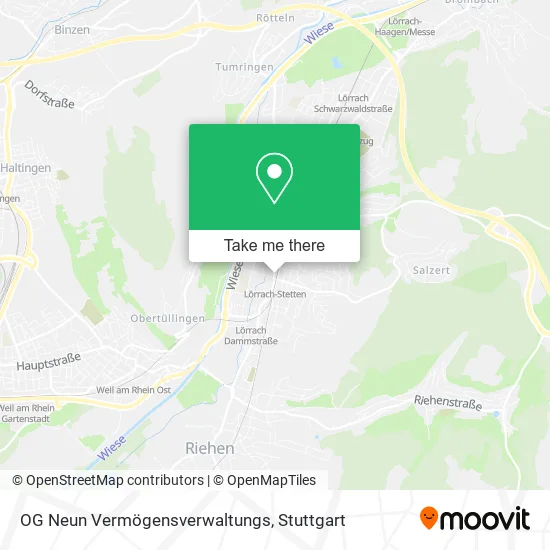 Карта OG Neun Vermögensverwaltungs