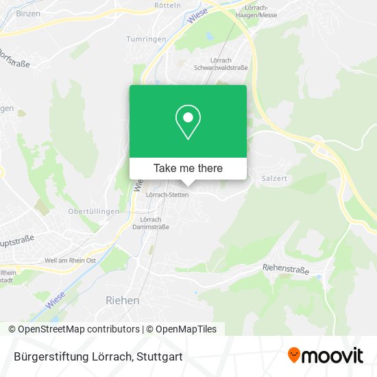 Bürgerstiftung Lörrach map