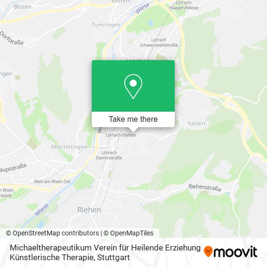 Michaeltherapeutikum Verein für Heilende Erziehung Künstlerische Therapie map