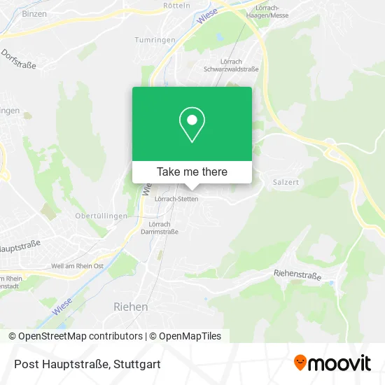 Карта Post Hauptstraße