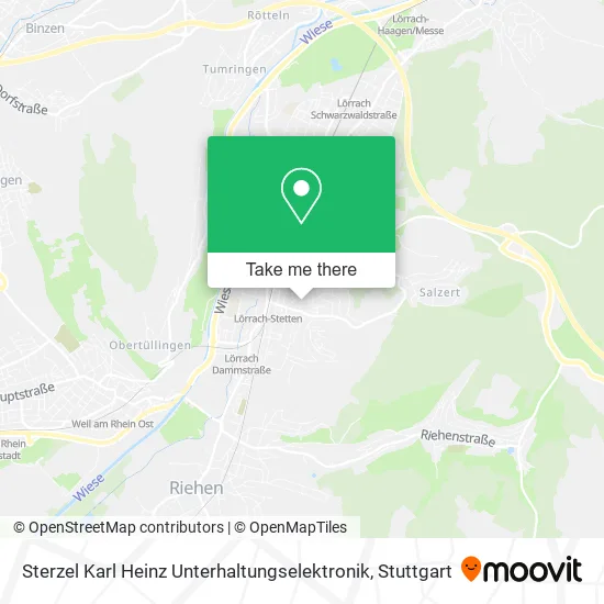 Карта Sterzel Karl Heinz Unterhaltungselektronik