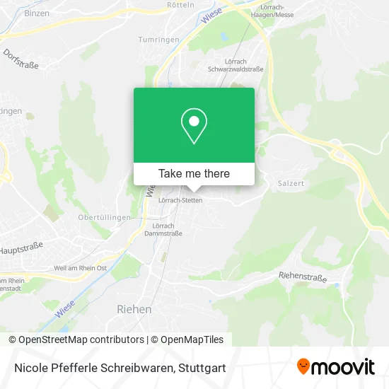Карта Nicole Pfefferle Schreibwaren
