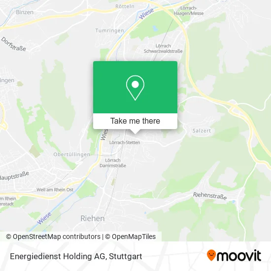 Карта Energiedienst Holding AG