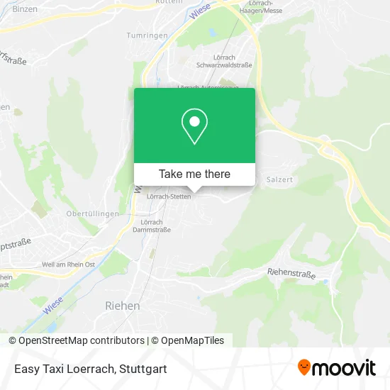 Карта Easy Taxi Loerrach