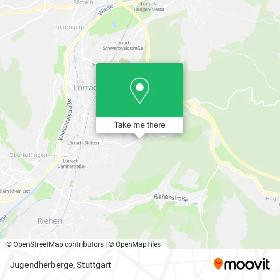 Карта Jugendherberge