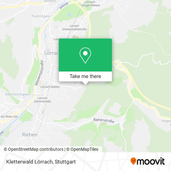 Kletterwald Lörrach map