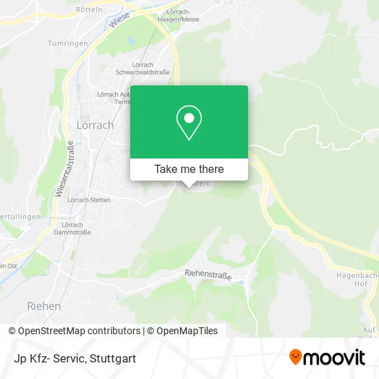 Карта Jp Kfz- Servic