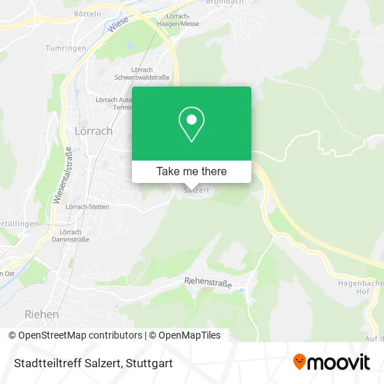 Карта Stadtteiltreff Salzert