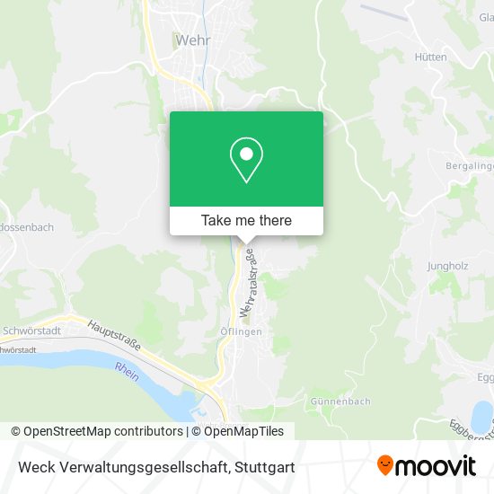 Weck Verwaltungsgesellschaft map