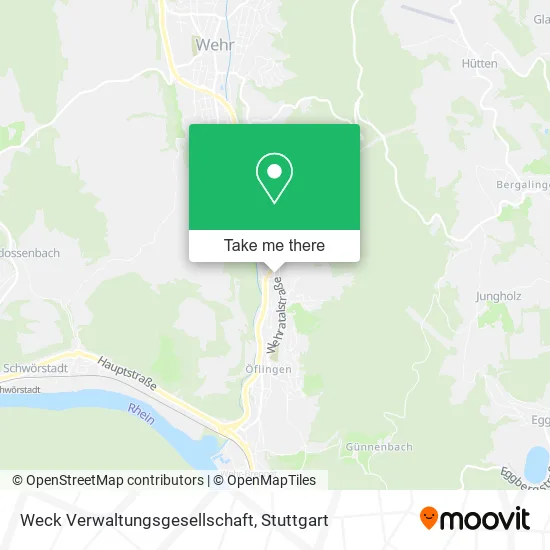 Карта Weck Verwaltungsgesellschaft