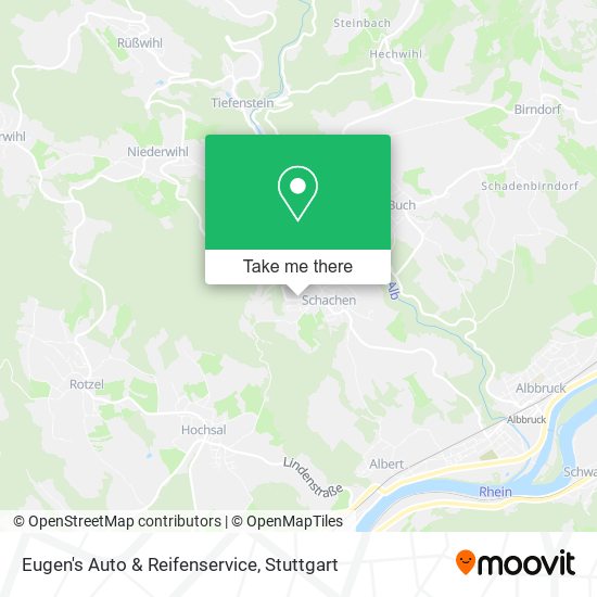 Eugen's Auto & Reifenservice map