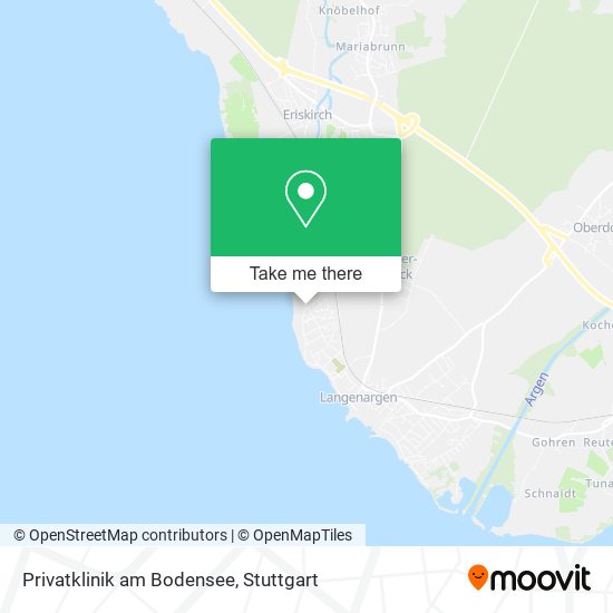 Privatklinik am Bodensee map