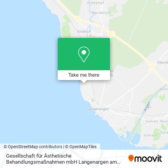 Gesellschaft für Ästhetische Behandlungsmaßnahmen mbH Langenargen am Bodensee map