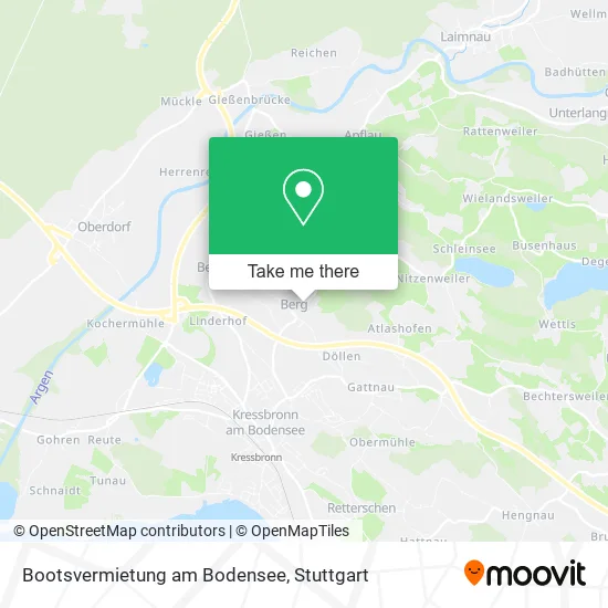 Карта Bootsvermietung am Bodensee
