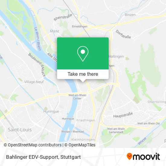 Карта Bahlinger EDV-Support