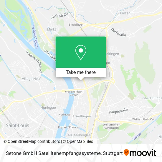 Карта Setone GmbH Satellitenempfangssysteme
